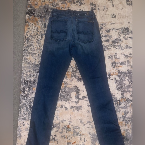 Women’s 7 for all man kind size 27  KIMMIE straight leg jeans! - Picture 4 of 4